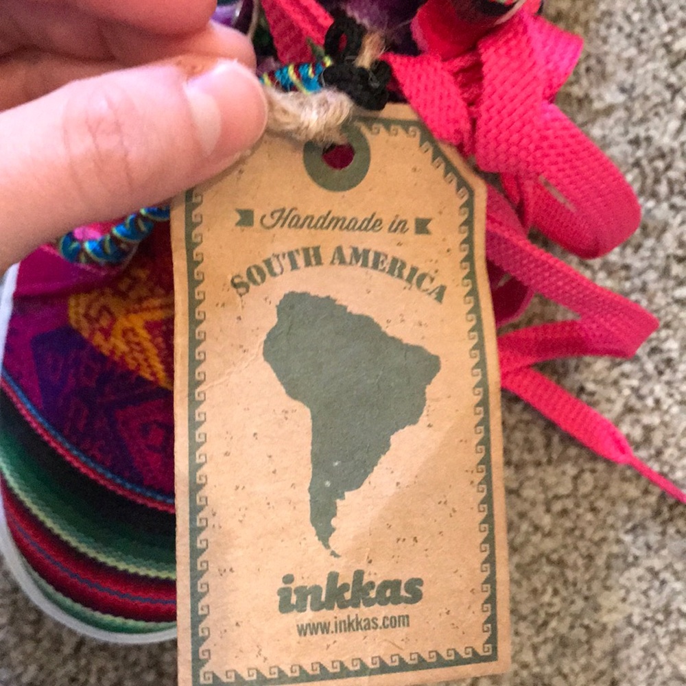 Inkkas pink/multi-colored high tops (new) - Picture 4 of 7